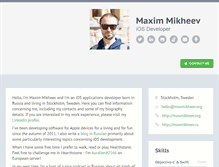 Tablet Screenshot of maxmikheev.org